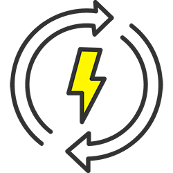 Golf cart performance upgrades icon
